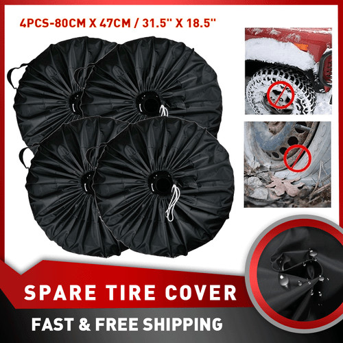 Spare tyre cover tire - 4x,