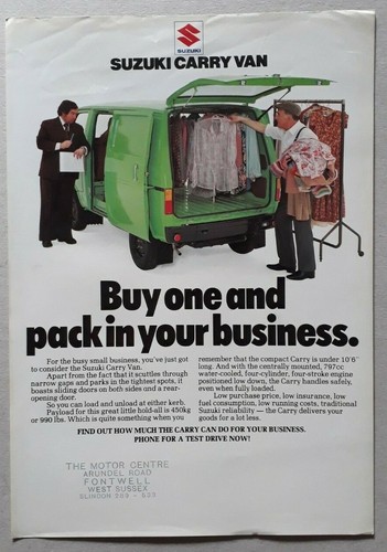Suzuki carry van leaflet - suzuki, /