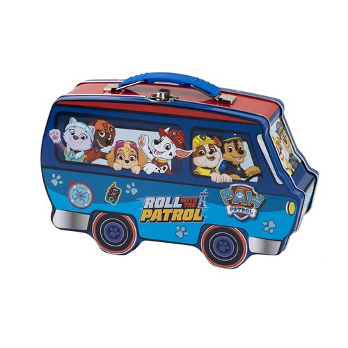 Paw patrol van shaped tin - paw,